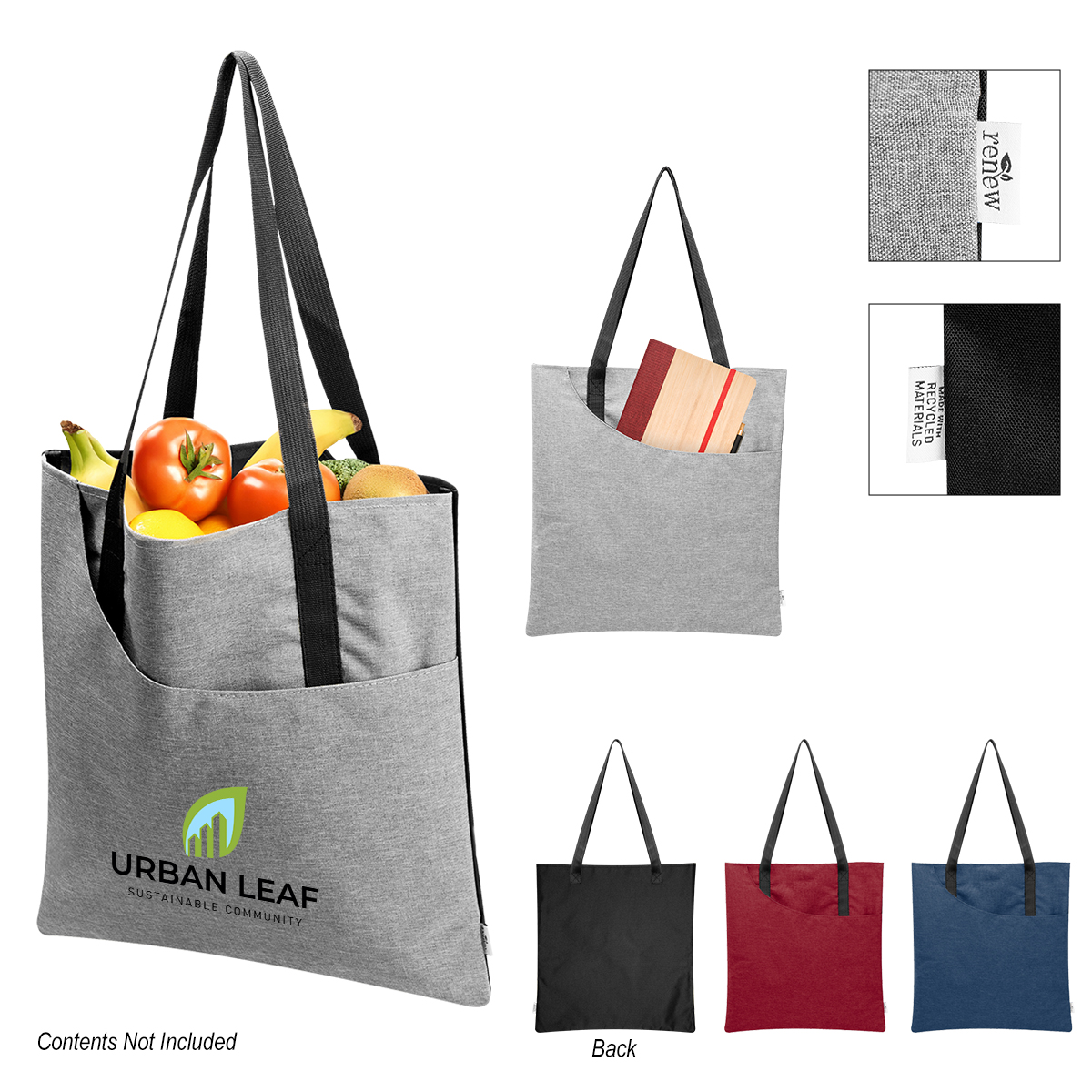 Picture of Swoop Heathered Rpet Tote Bag