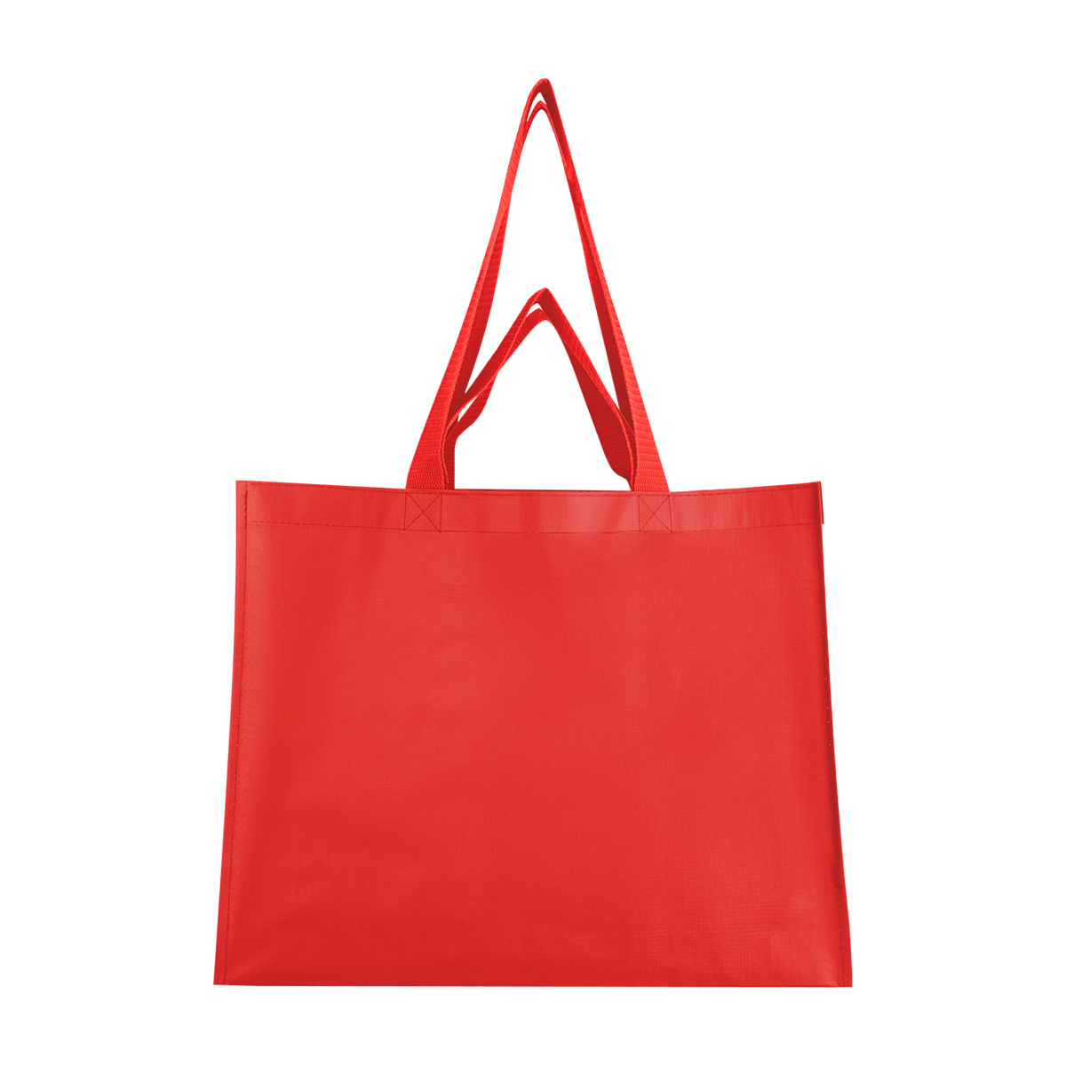 Picture of Matte Laminated Recycled Non-woven Dual Handle Shopper Tote Bag