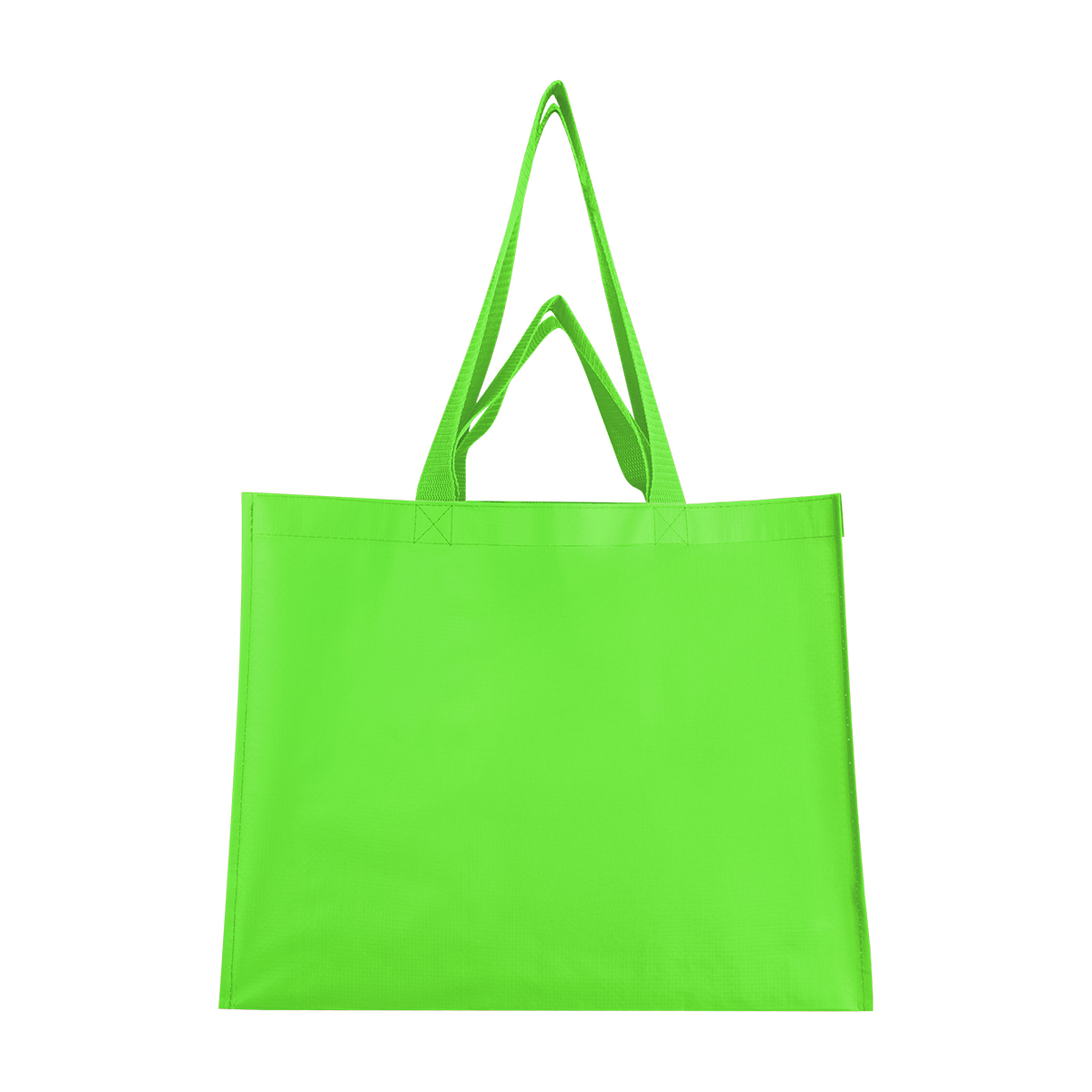 Picture of Matte Laminated Recycled Non-woven Dual Handle Shopper Tote Bag
