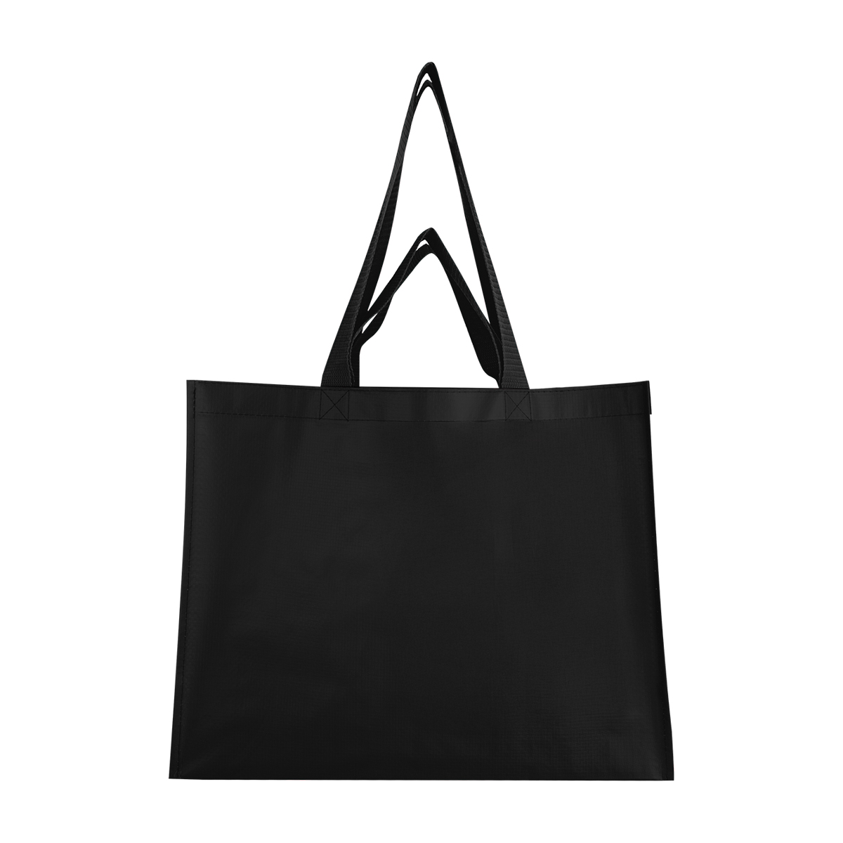 Picture of Matte Laminated Recycled Non-woven Dual Handle Shopper Tote Bag