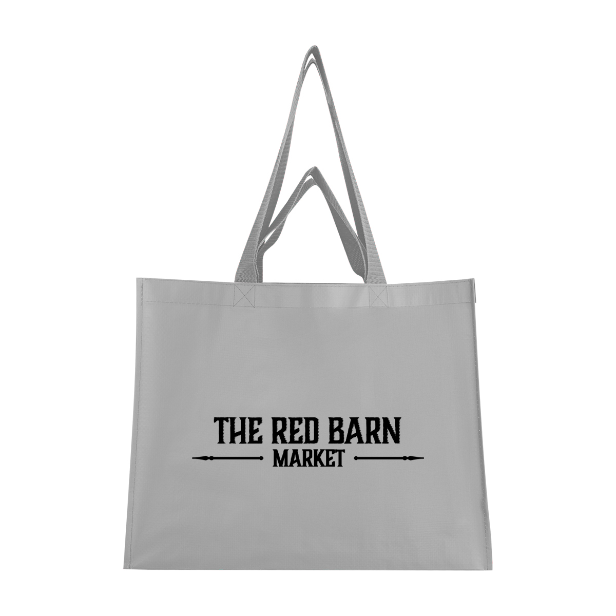 Picture of Matte Laminated Recycled Non-woven Dual Handle Shopper Tote Bag