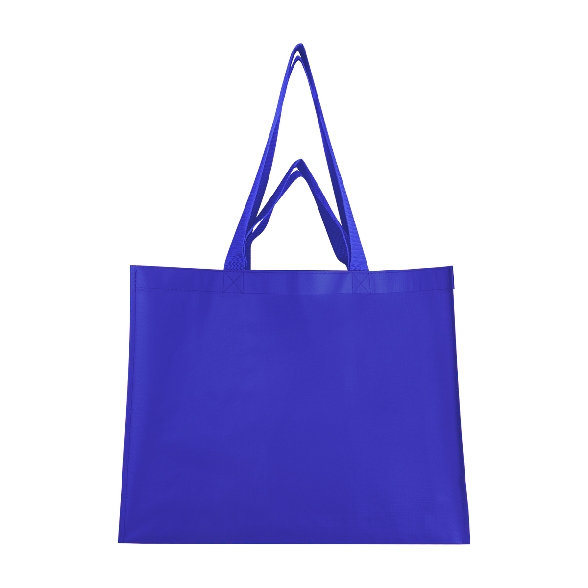 Picture of Matte Laminated Recycled Non-woven Dual Handle Shopper Tote Bag