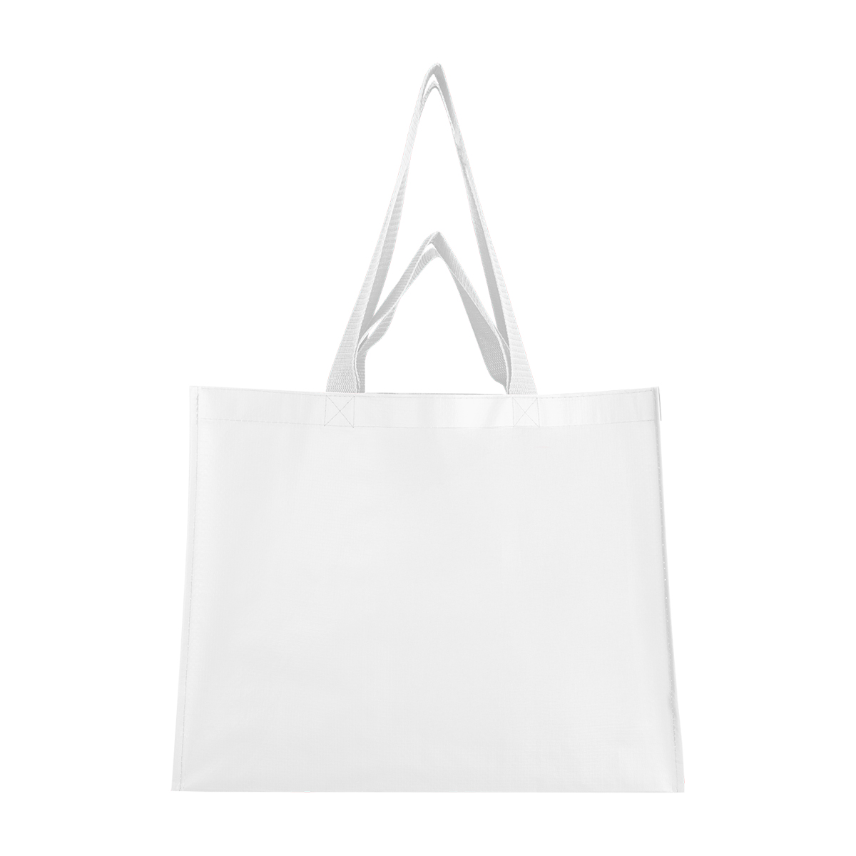 Picture of Matte Laminated Recycled Non-woven Dual Handle Shopper Tote Bag