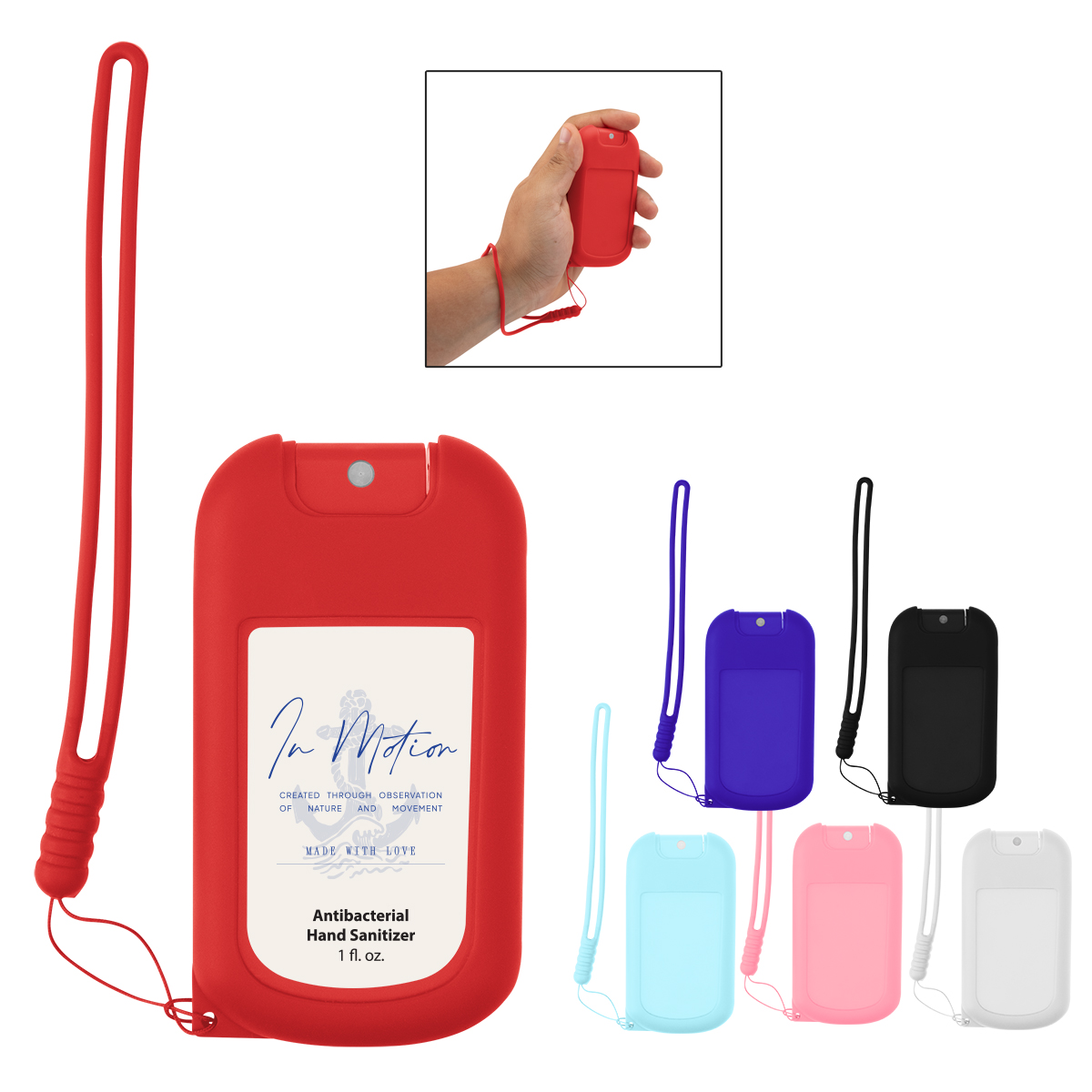 Picture of 1 Oz. Hand Sanitizer With Silicone Case