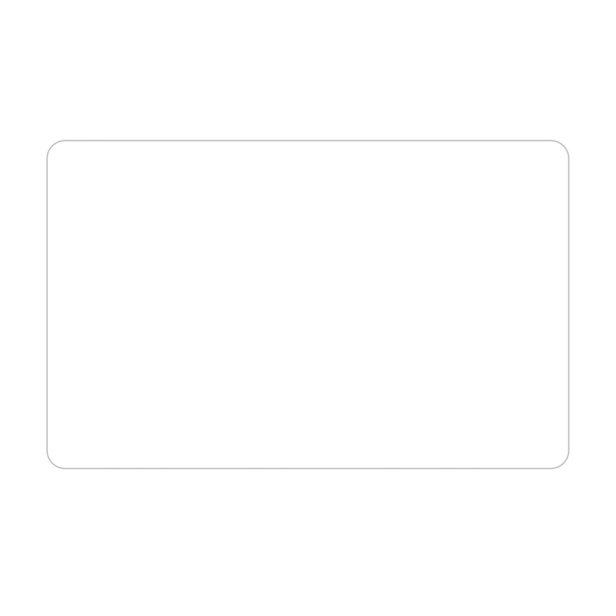 Picture of Rectangle Rounded Corner Sticker