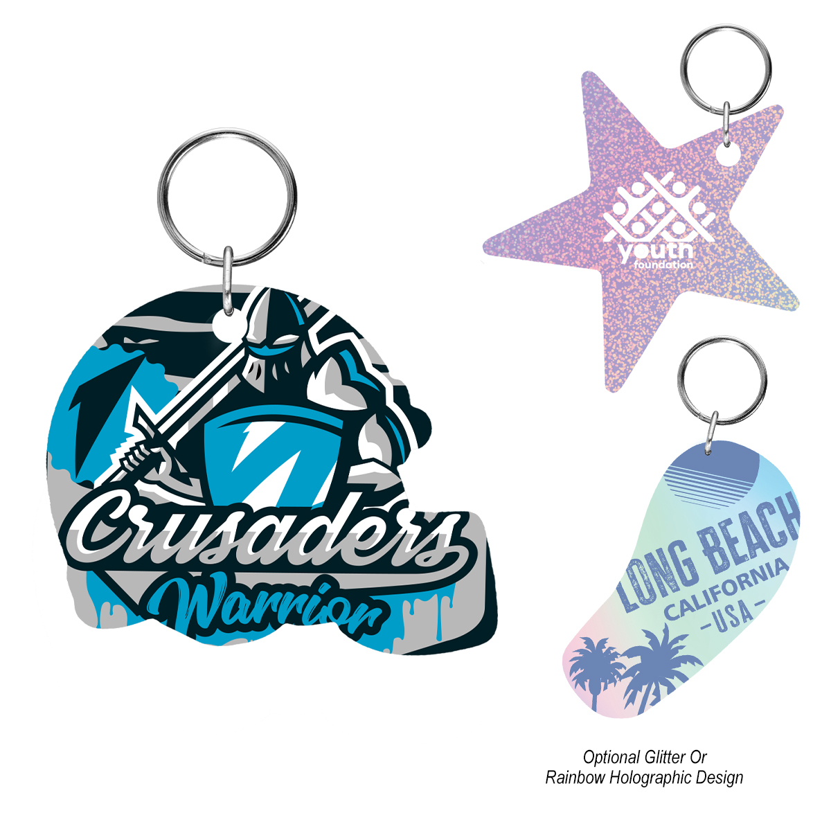 Picture of Acrylic Key Tag - Custom Shape 6"