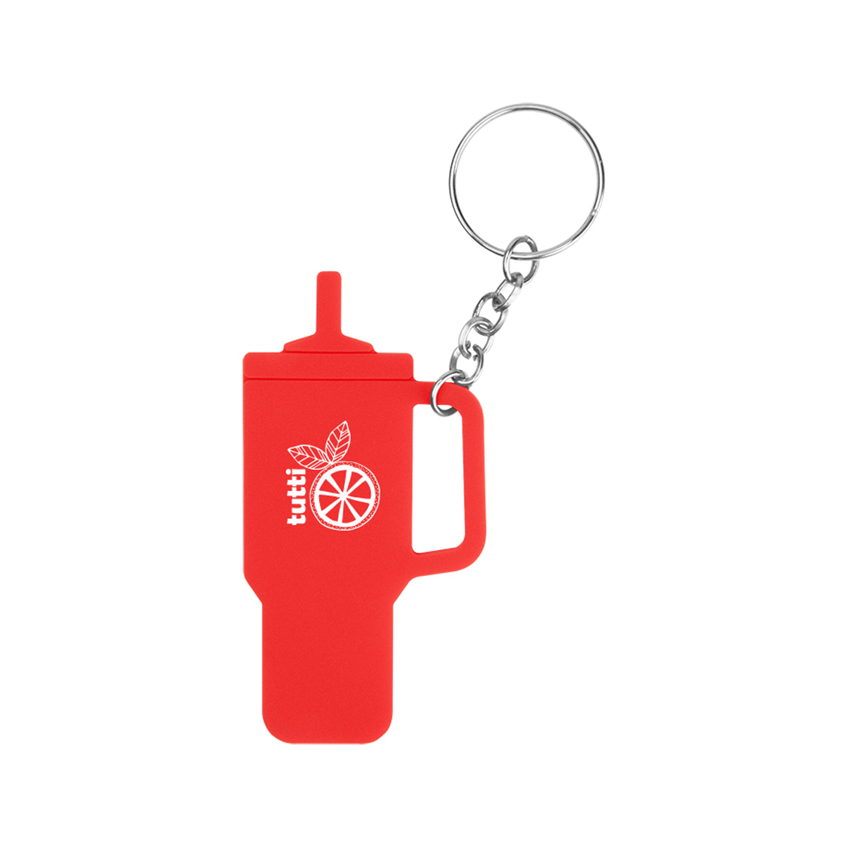 Picture of Intrepid Tumbler Shaped Silicone Key Ring