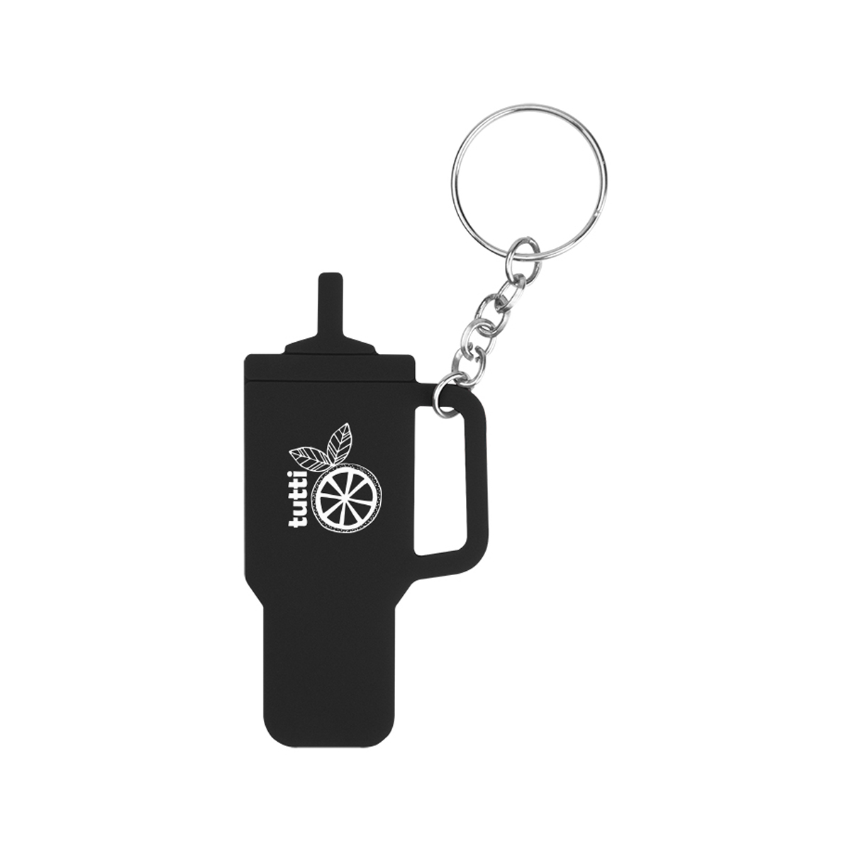 Picture of Intrepid Tumbler Shaped Silicone Key Ring