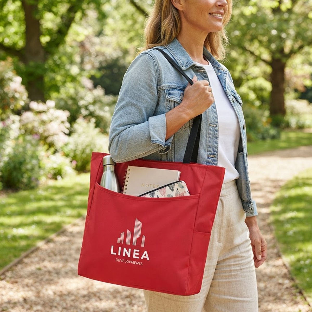 Picture of Outline Rept Convention Tote Bag