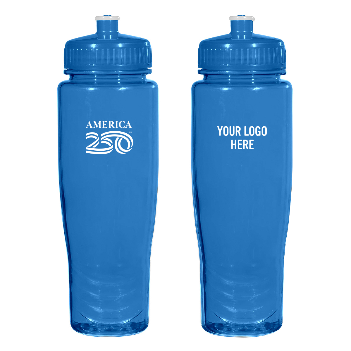 Picture of America 250™ 28oz. Poly-clean™ Plastic Bottle