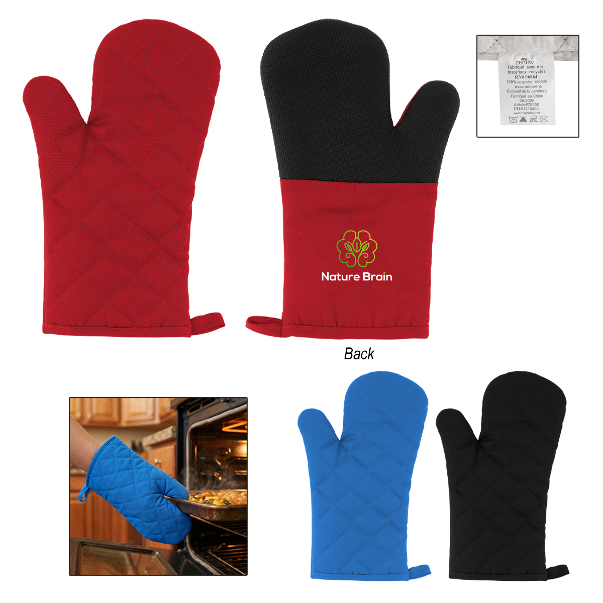 Picture of Anti-slip Rpet Oven Mitt