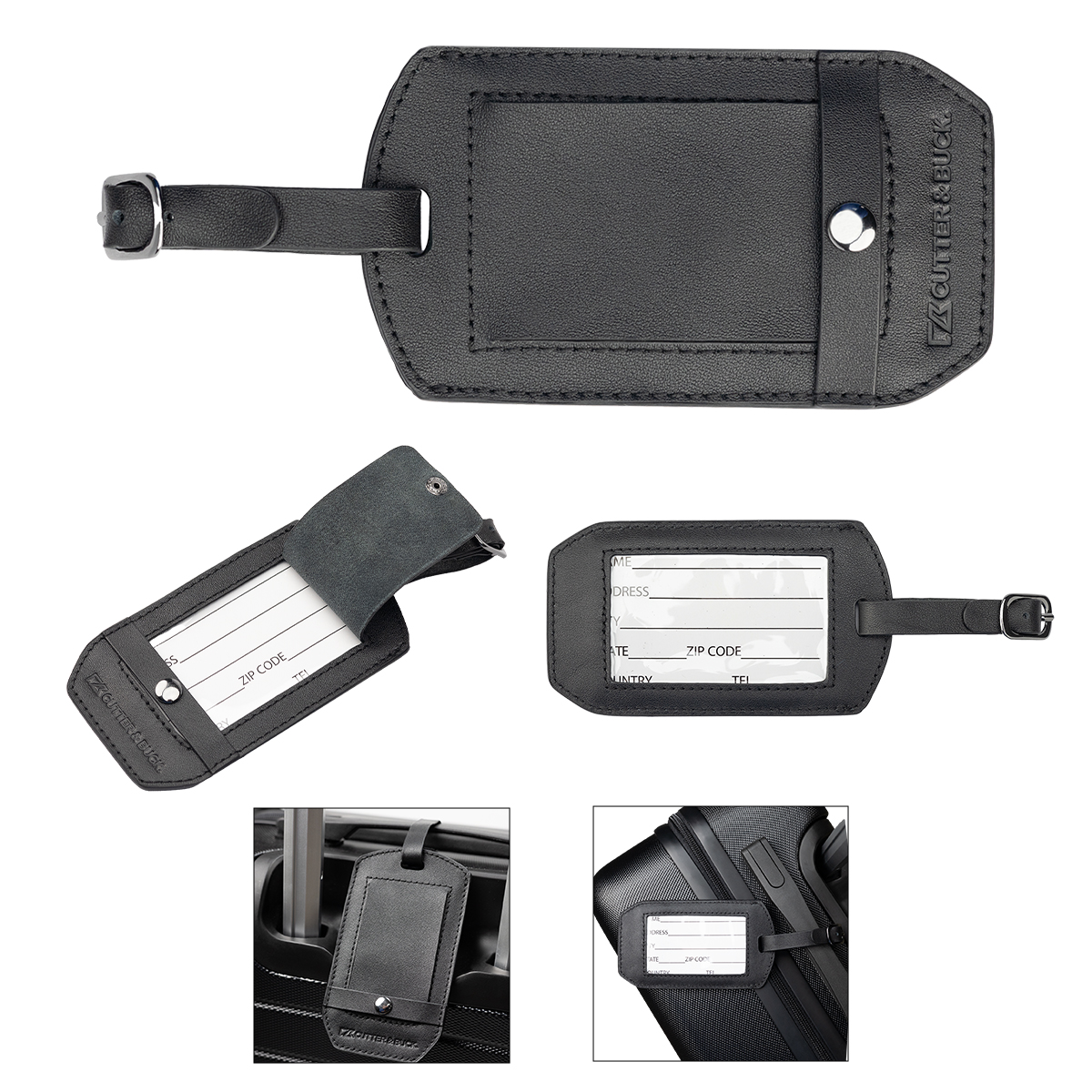 Picture of Cutter & Buck® Leather Luggage Tag