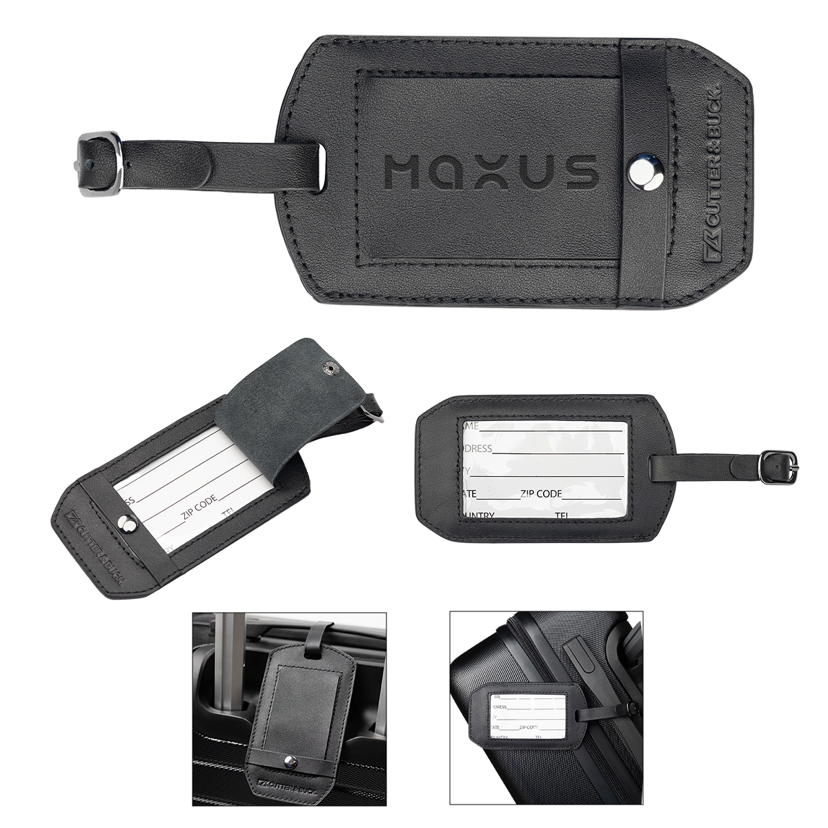Picture of Cutter & Buck® Leather Luggage Tag