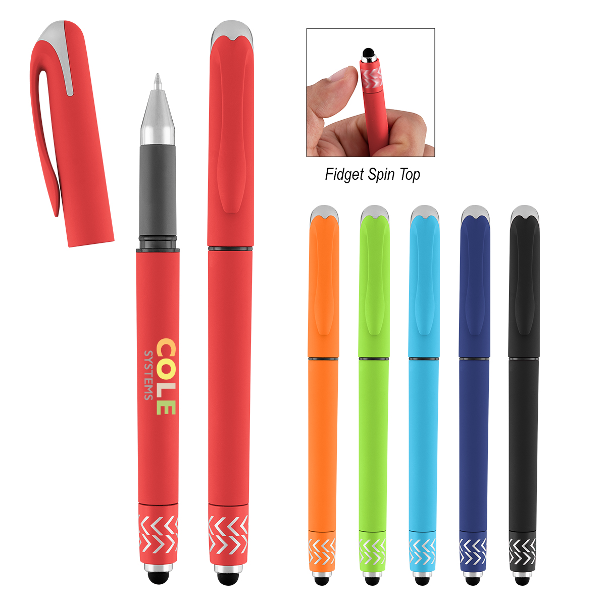 Picture of Spin Top Gel Pen With Stylus