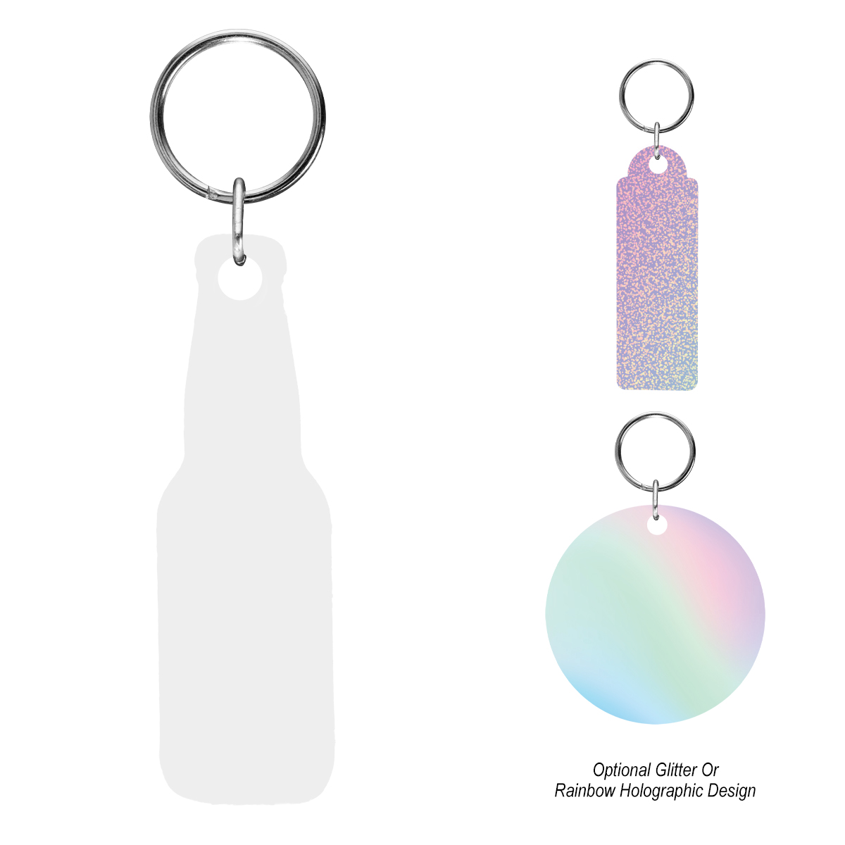 Picture of Acrylic Key Tag - Custom Shape 3"
