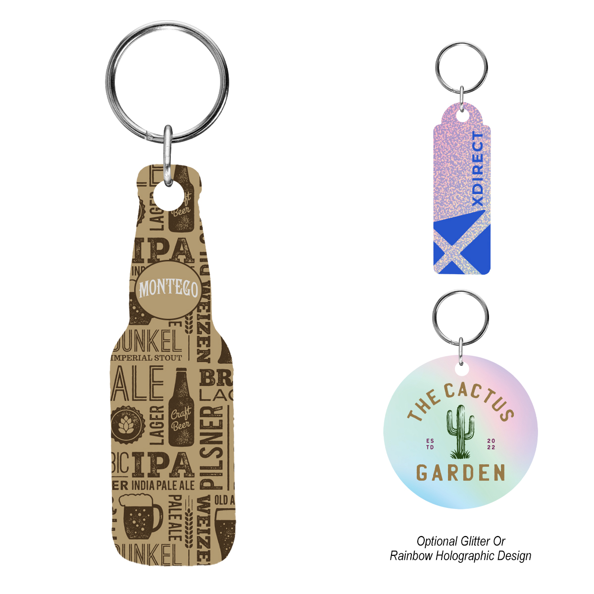 Picture of Acrylic Key Tag - Custom Shape 3"