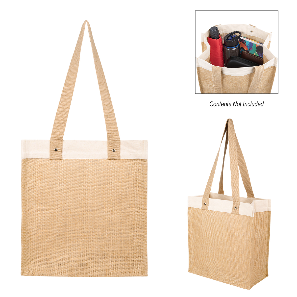 Picture of Stephen 12 Oz. Recycled Cotton & Jute Tote Bag