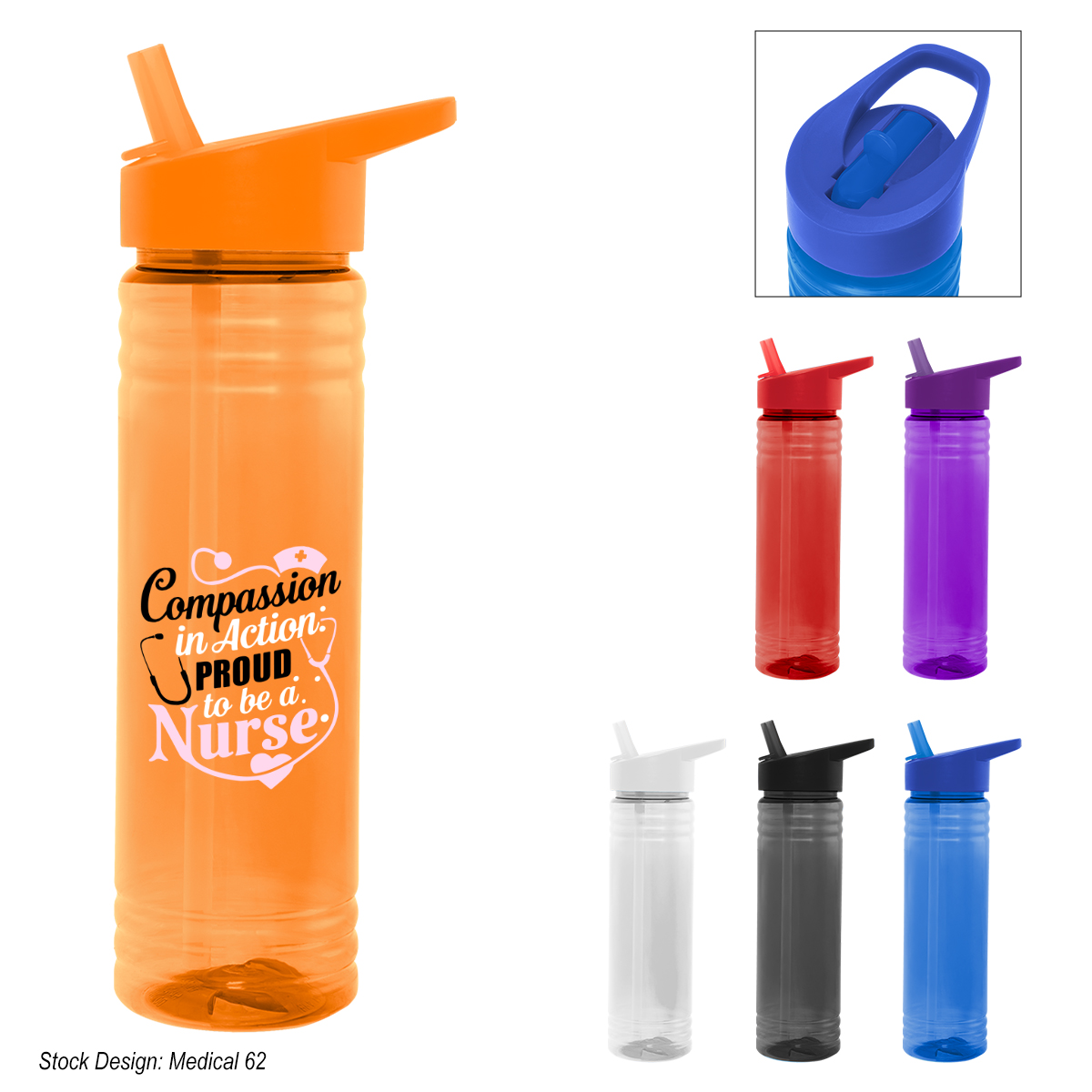 Picture of 24 Oz. Full Color Vibe Bottle