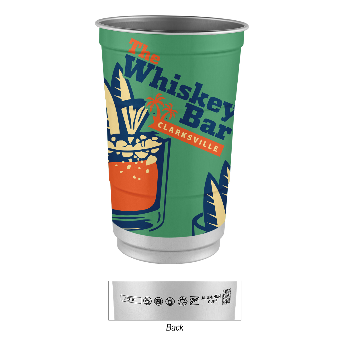 Picture of 24 Oz. Top Cup Full Color Aluminum Cup