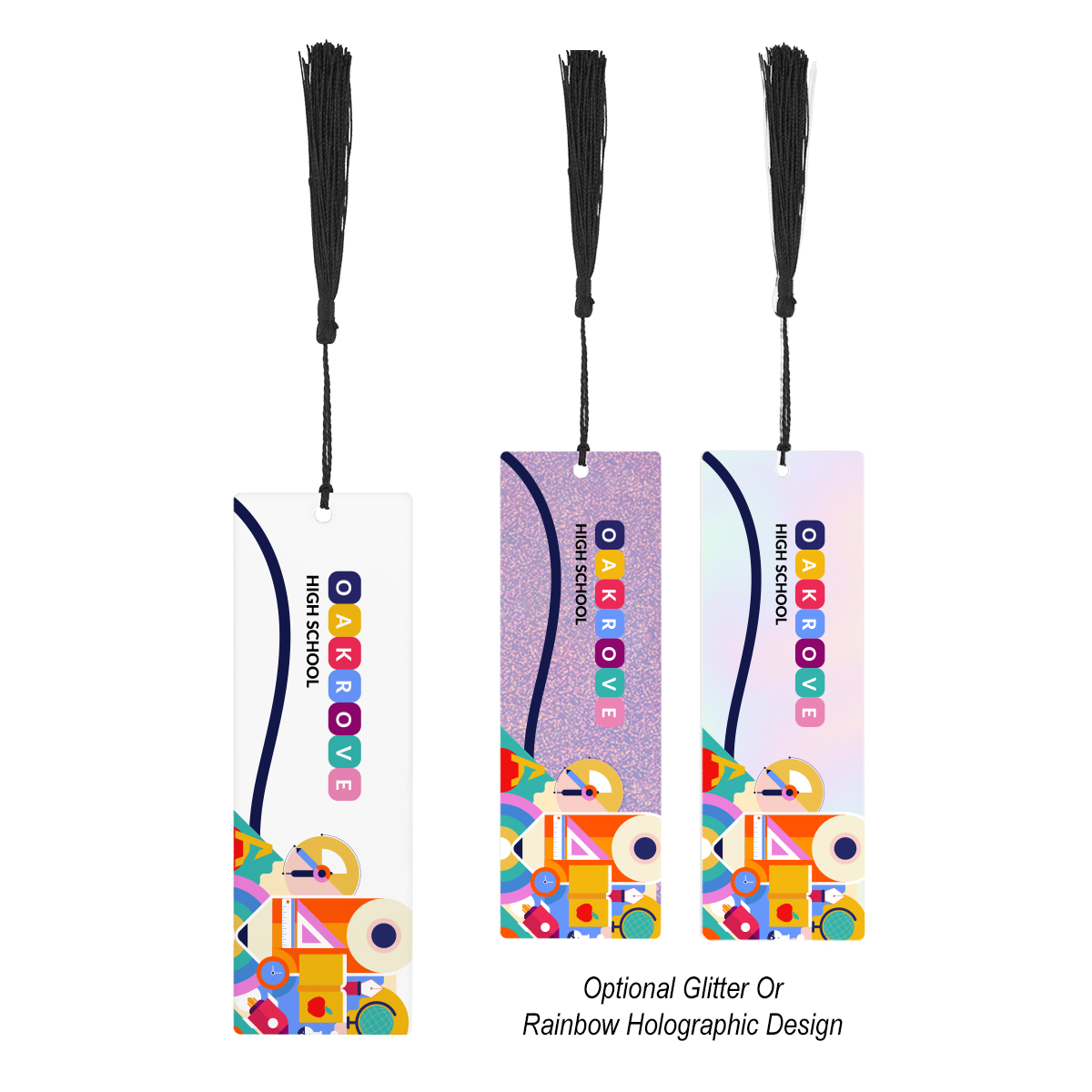 Picture of Acrylic Bookmark With Tassel - Large