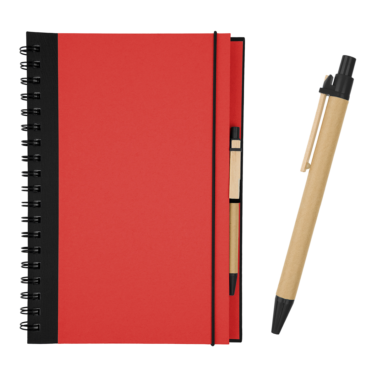 Picture of Eco-inspired 7" X 10" Spiral Notebook & Pen
