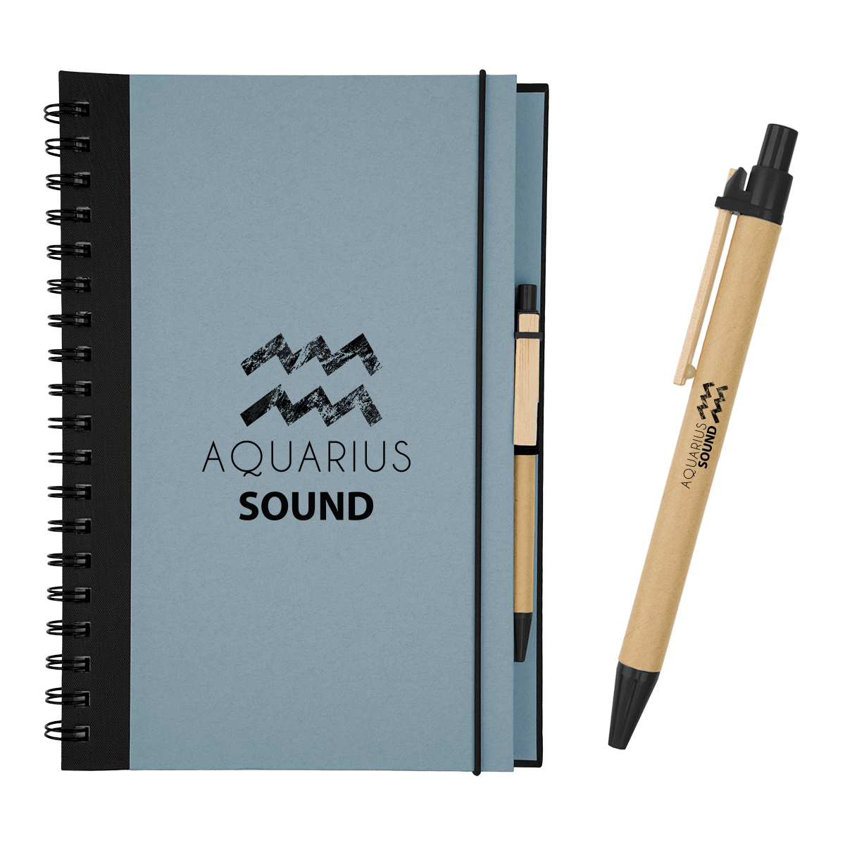 Picture of Eco-inspired 7" X 10" Spiral Notebook & Pen