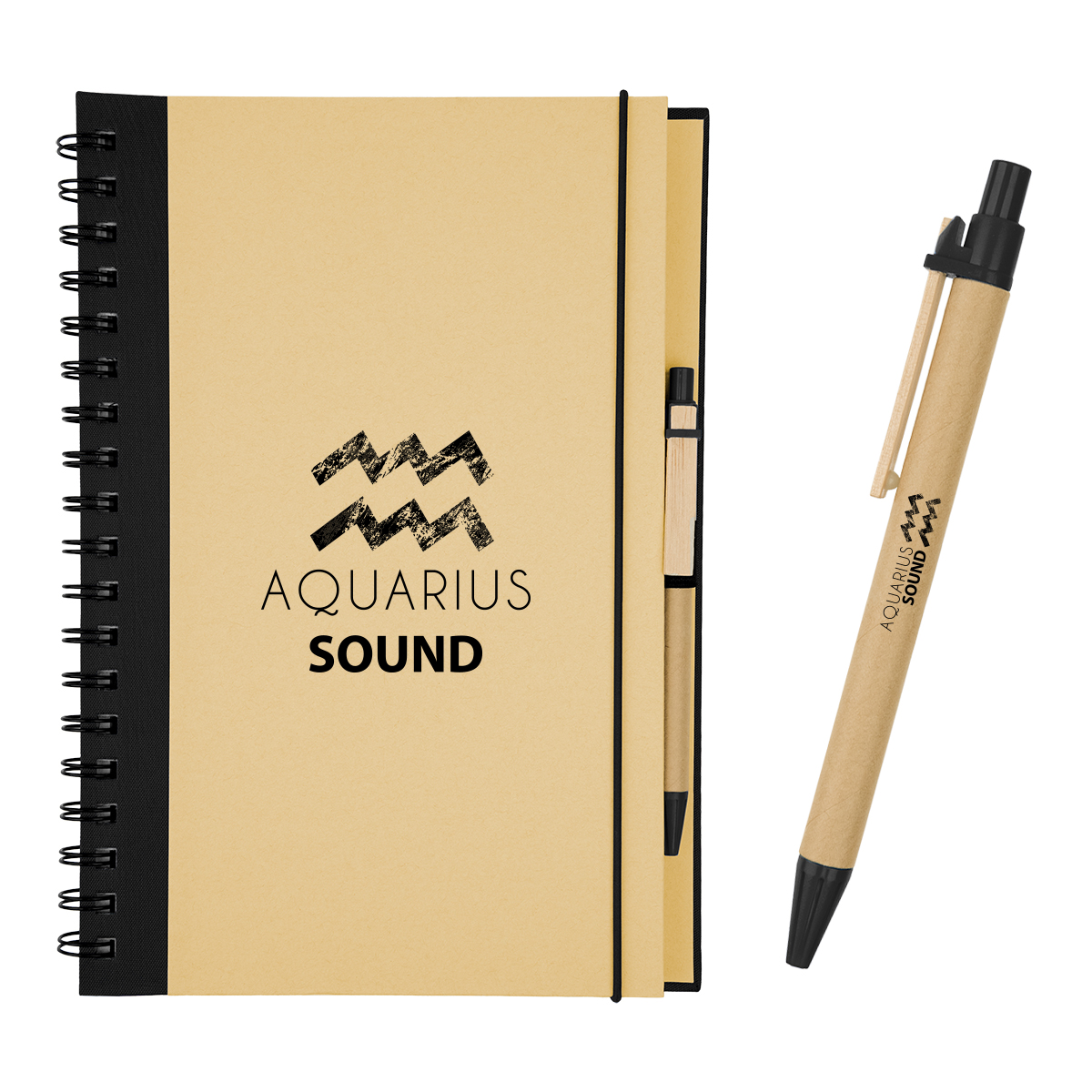 Picture of Eco-inspired 7" X 10" Spiral Notebook & Pen