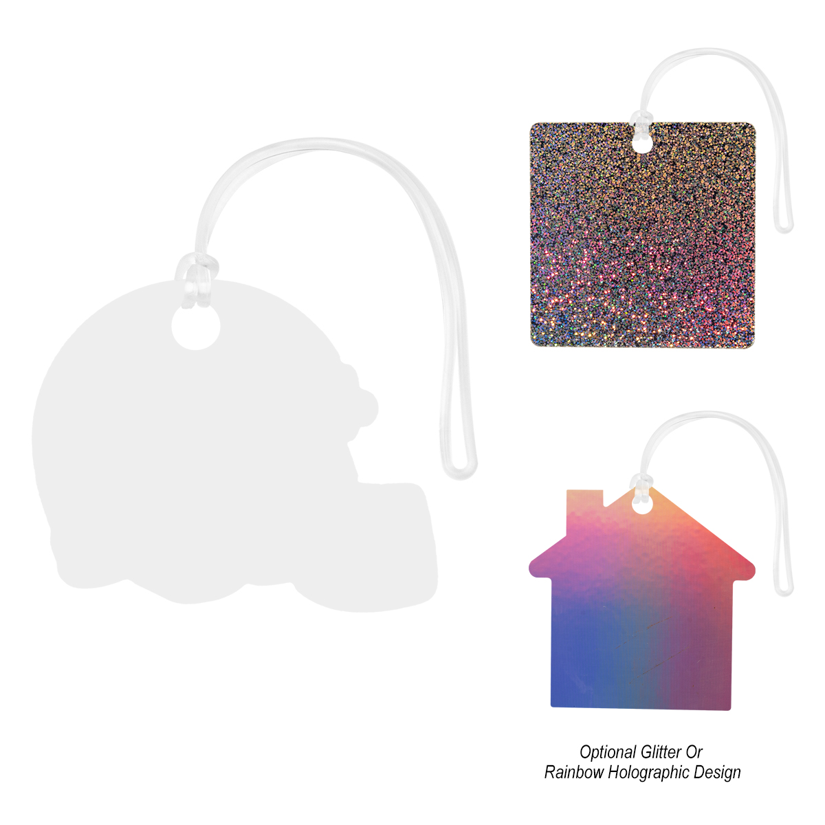 Picture of Acrylic Bag Tag - Custom Shapes 6"