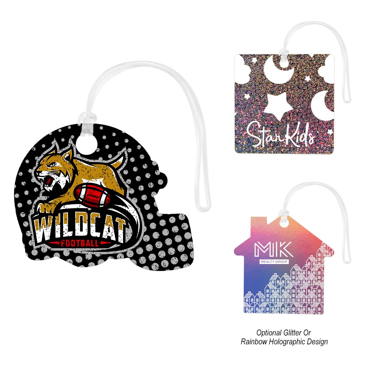 Picture of Acrylic Bag Tag - Custom Shapes 6"
