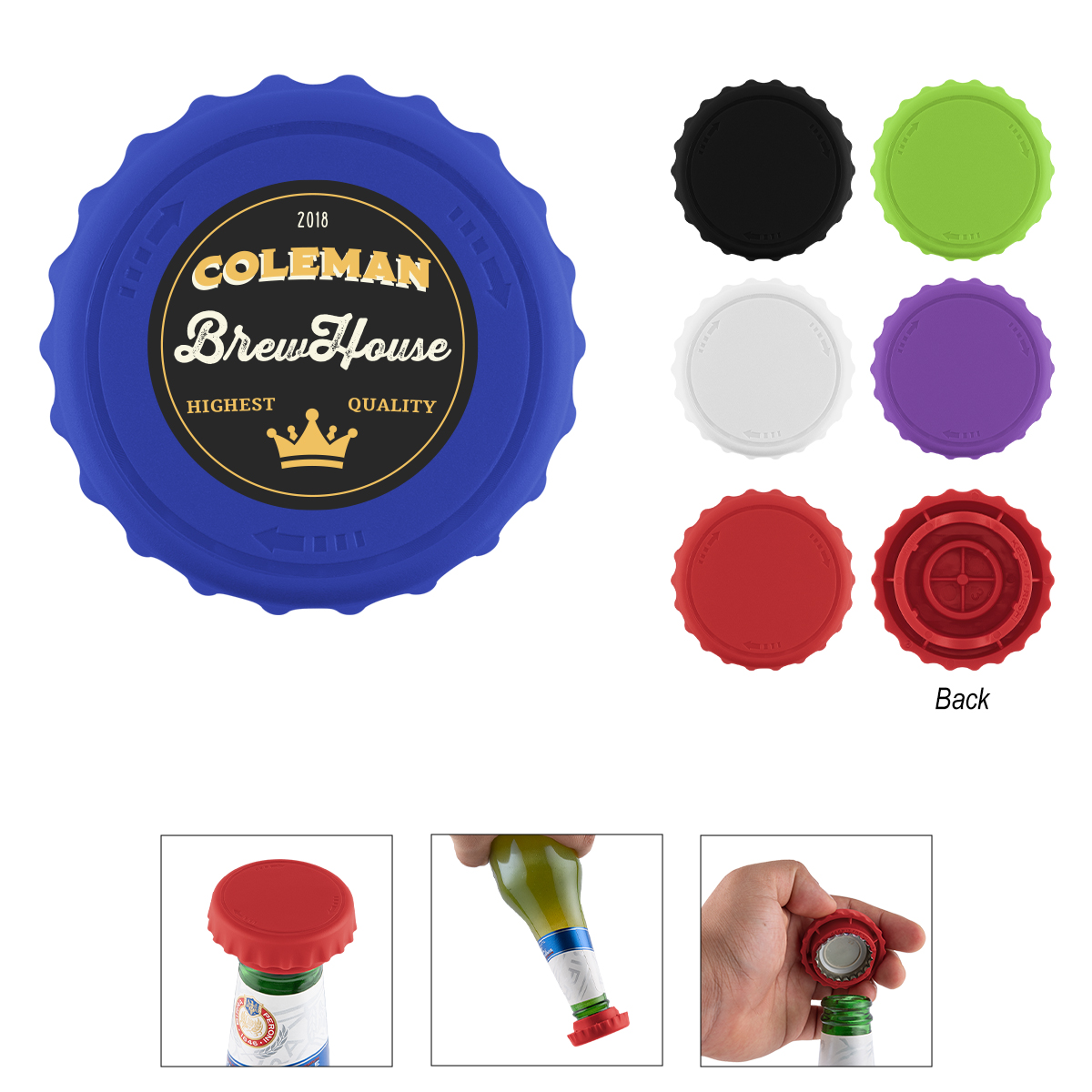 Picture of Recycled Twist Bottle Opener & Topper