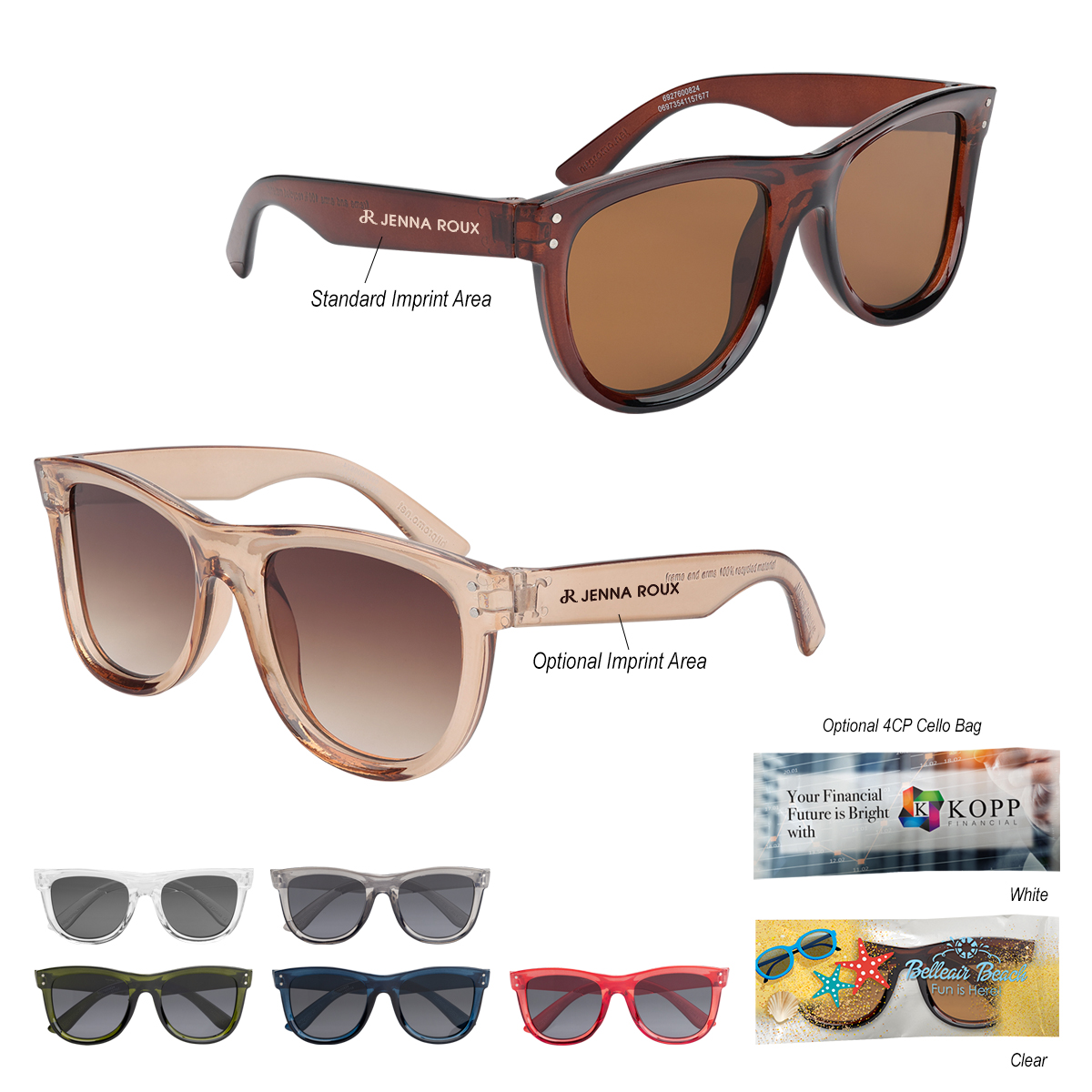 Picture of Ravi Recycled Frame Sunglasses With Inverted Lenses