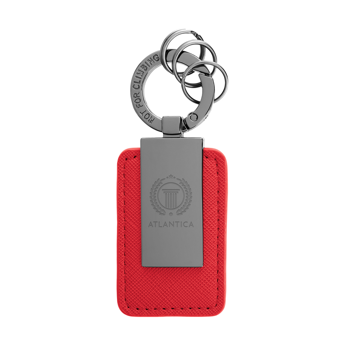 Picture of Leatherette Carabiner Clip Key Tag