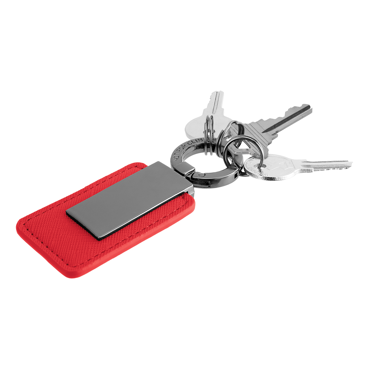 Picture of Leatherette Carabiner Clip Key Tag