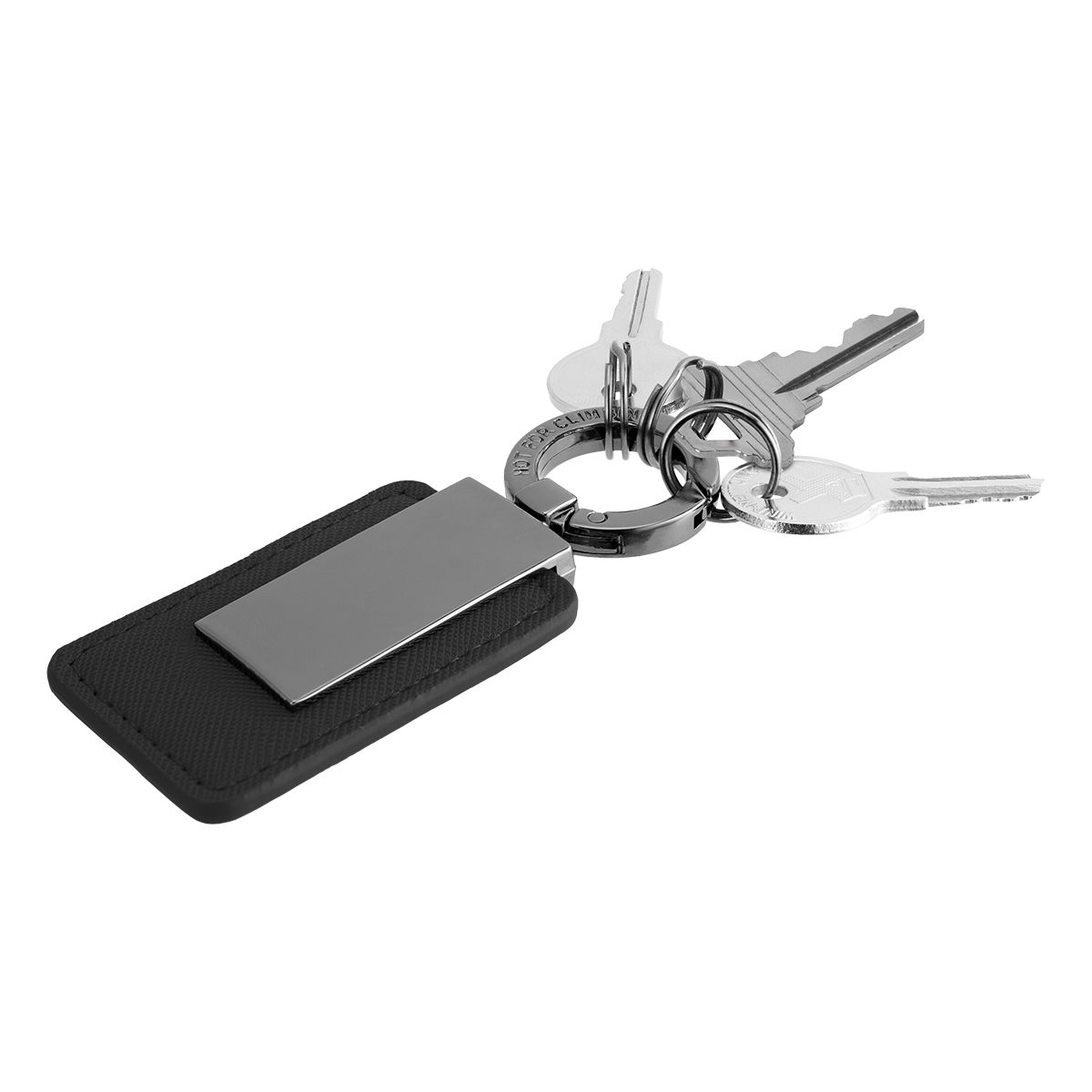 Picture of Leatherette Carabiner Clip Key Tag