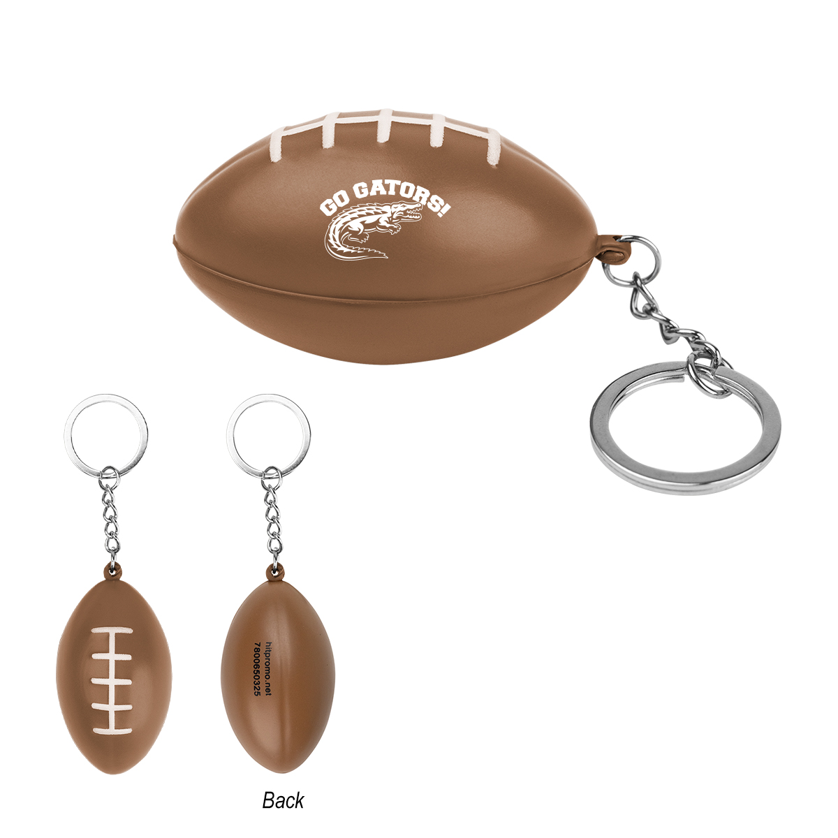Picture of Football Stress Reliever Keychain