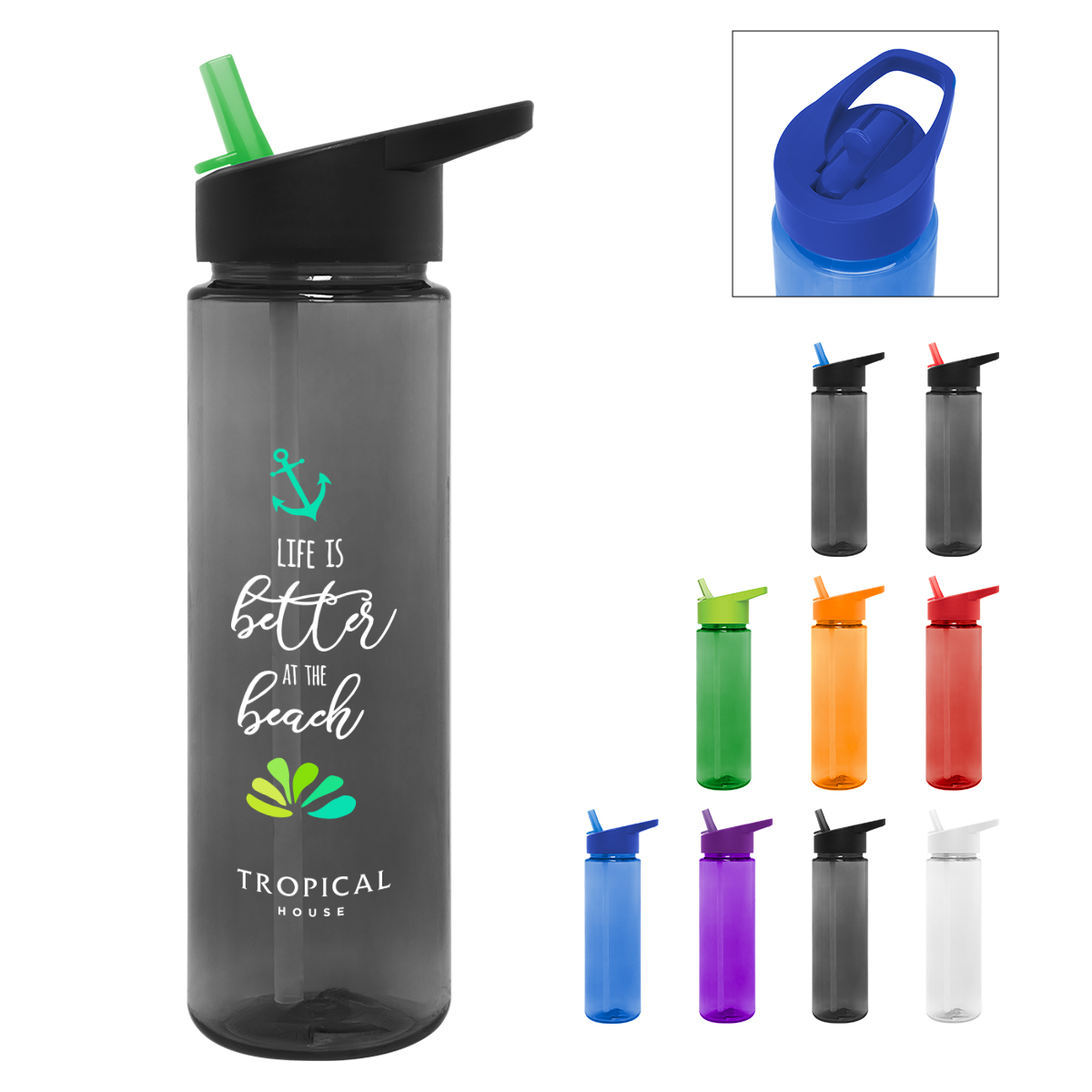 Picture of 28 Oz. Full Color Staccato Bottle