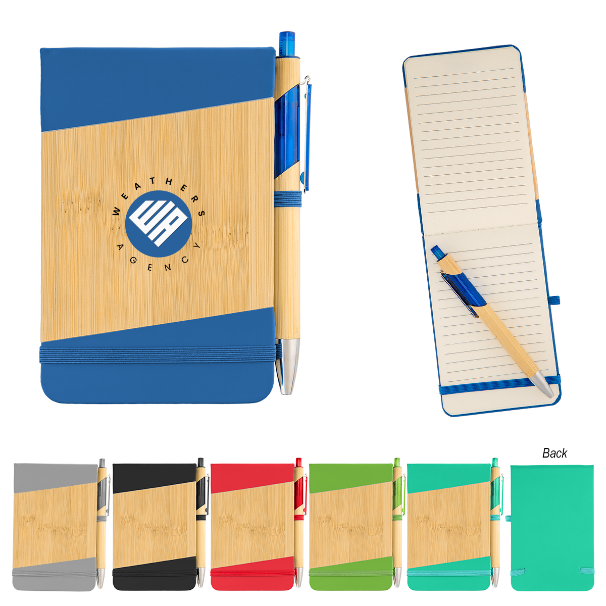 Picture of Bamboo Look Jotter & Pen