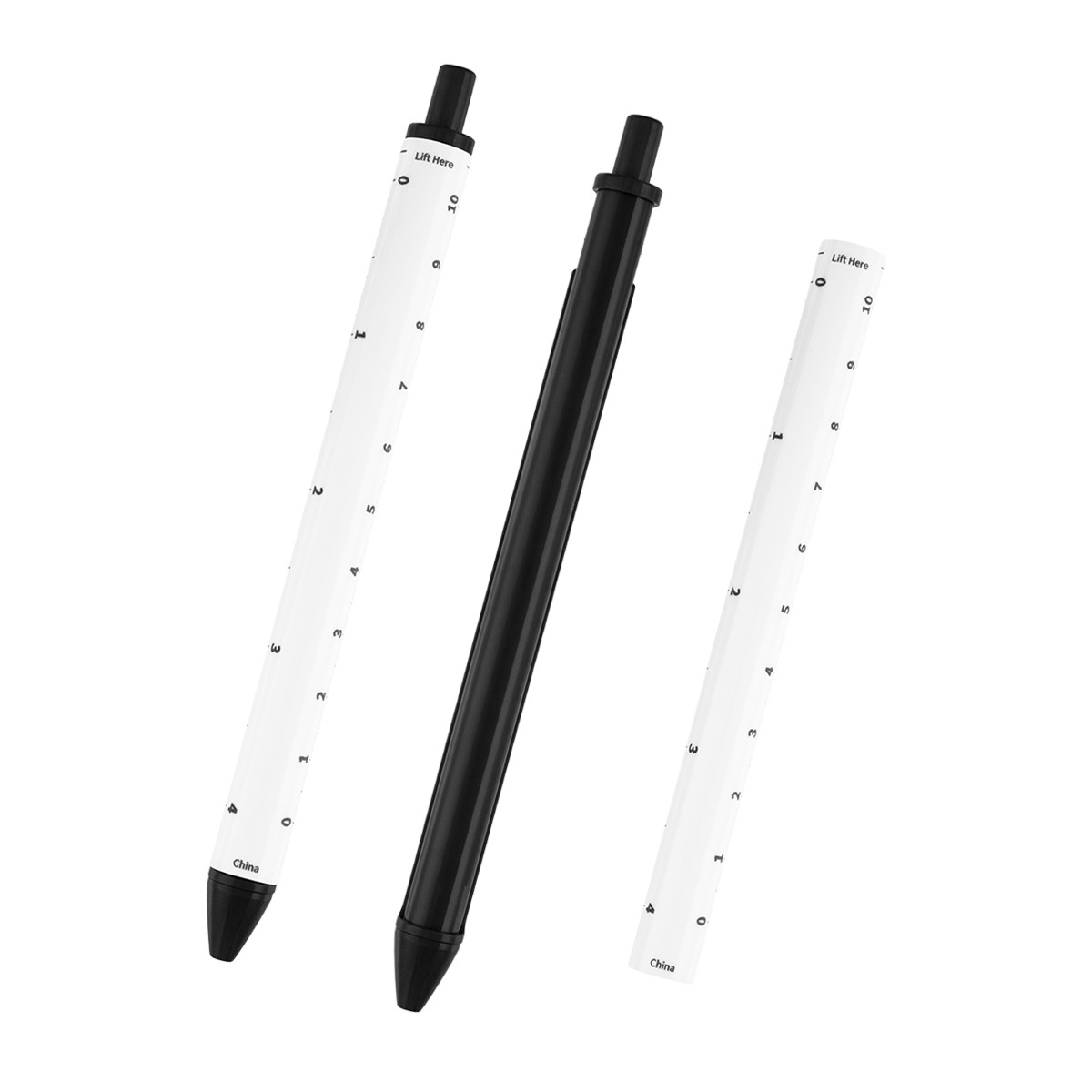 Picture of Straight Line Pen With 4" Ruler
