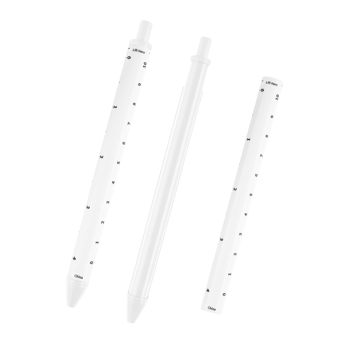 Picture of Straight Line Pen With 4" Ruler