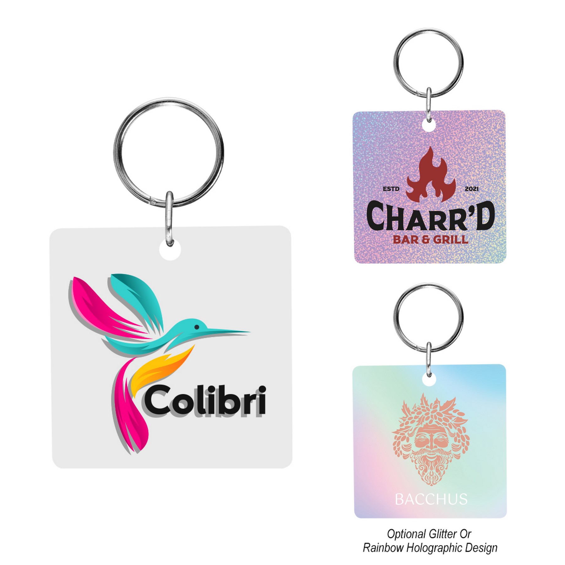 Picture of Acrylic Key Tag - Square