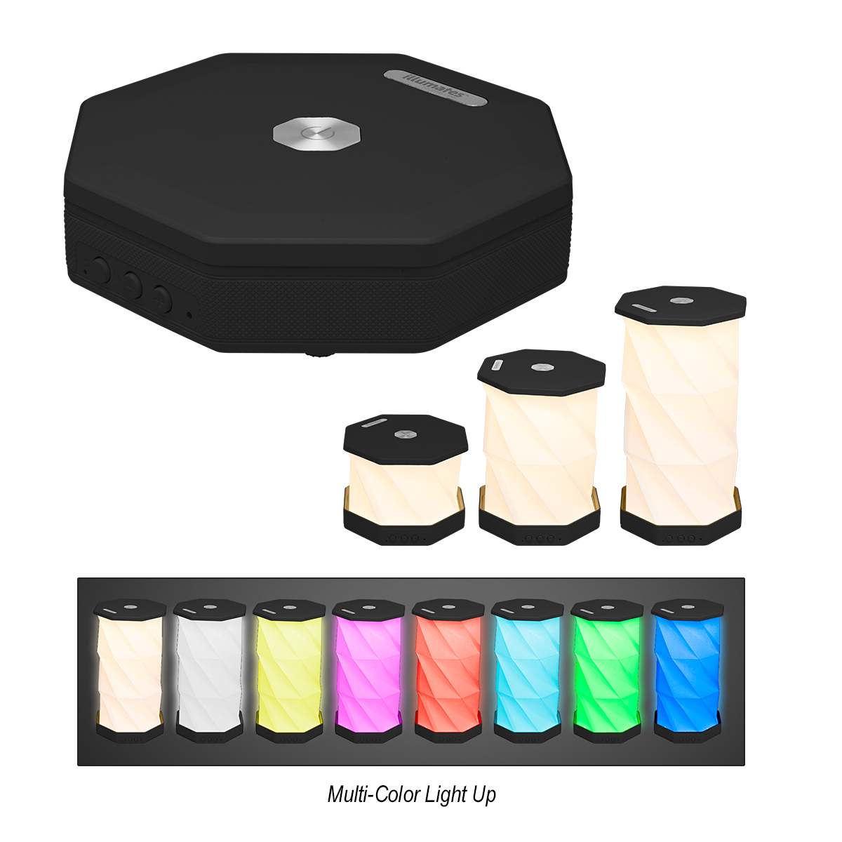 Picture of Illumates™ Folding Lamp With Speaker & Sound Machine