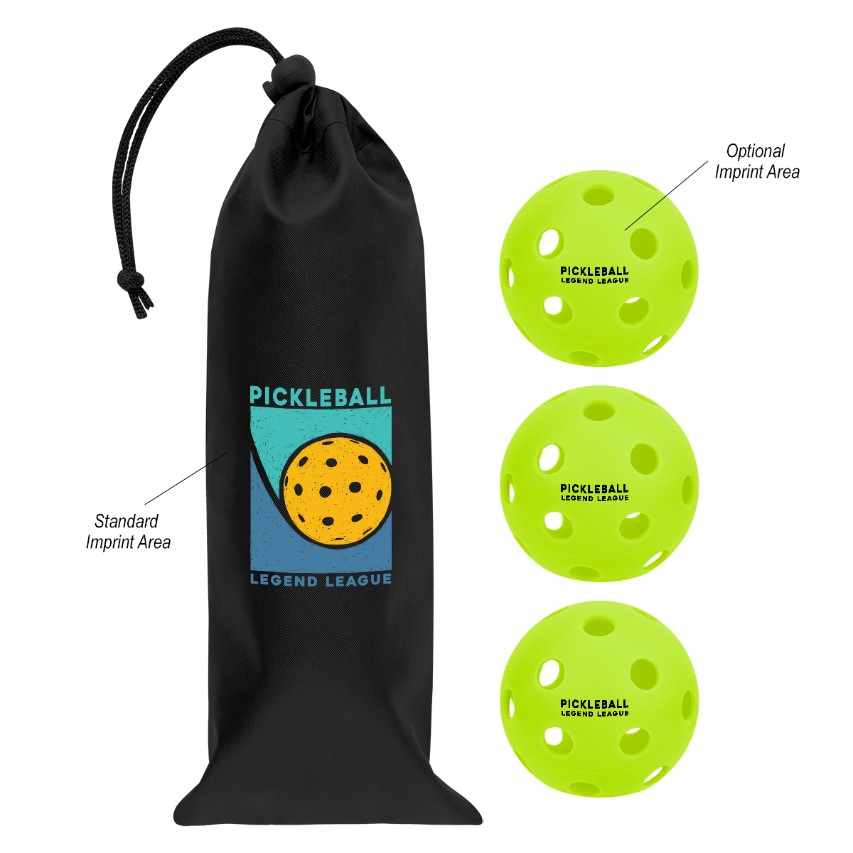 Picture of Pickleball Indoor Ball Set