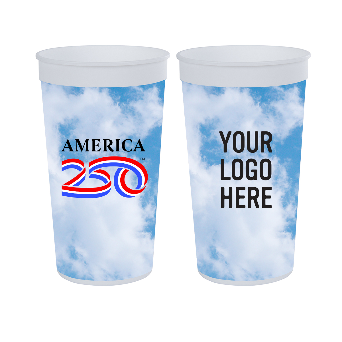 Picture of America250™ 32 Oz. Full Color Big Game Stadium Cup
