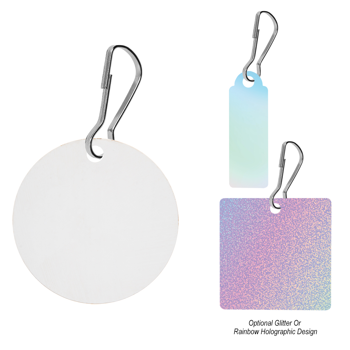 Picture of Acrylic Zipper Pull - Custom Shape 3"