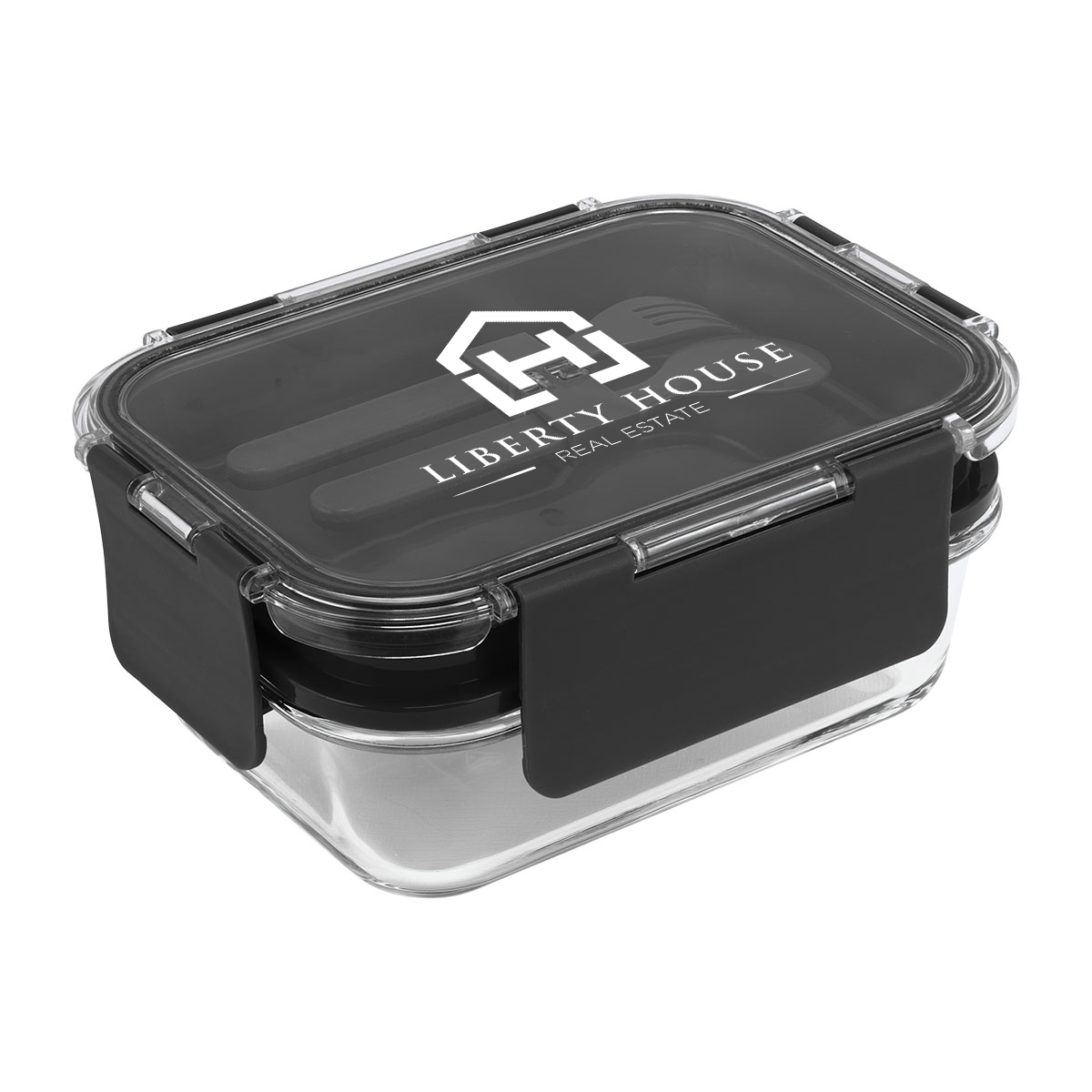 Picture of Recycled Double Decker Glass Bento Box