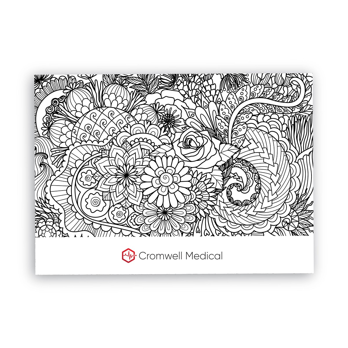 Picture of Post-it Custom Printed Coloring Pad - 25 Sheets