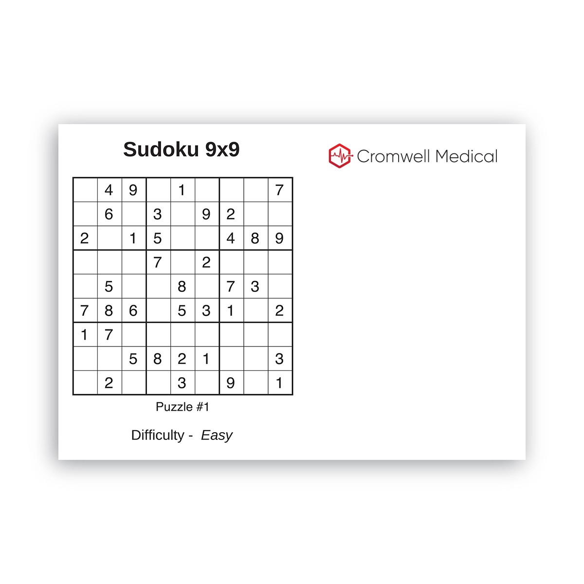 Picture of Post-it Custom Printed Coloring Pad - 25 Sheets