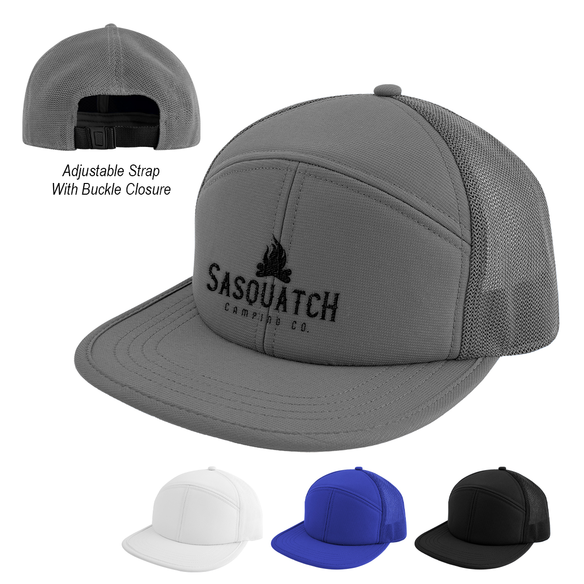 Picture of 7-panel Performance Trucker Cap