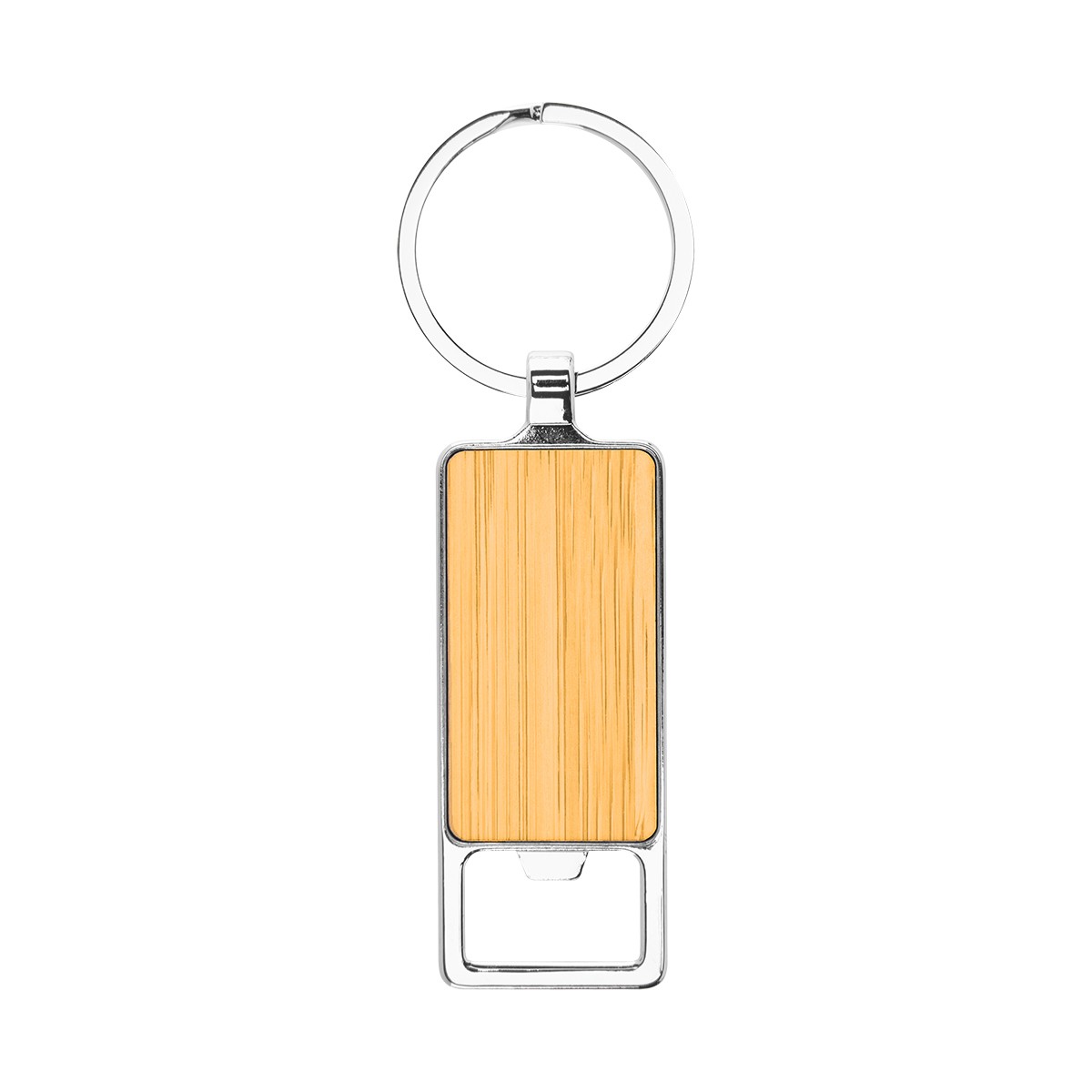 Picture of Bristol Bamboo Key Tag With Bottle Opener