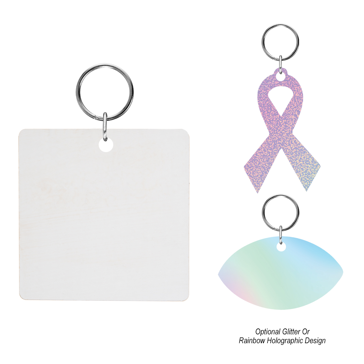 Picture of Acrylic Key Tag - Custom Shape 4"